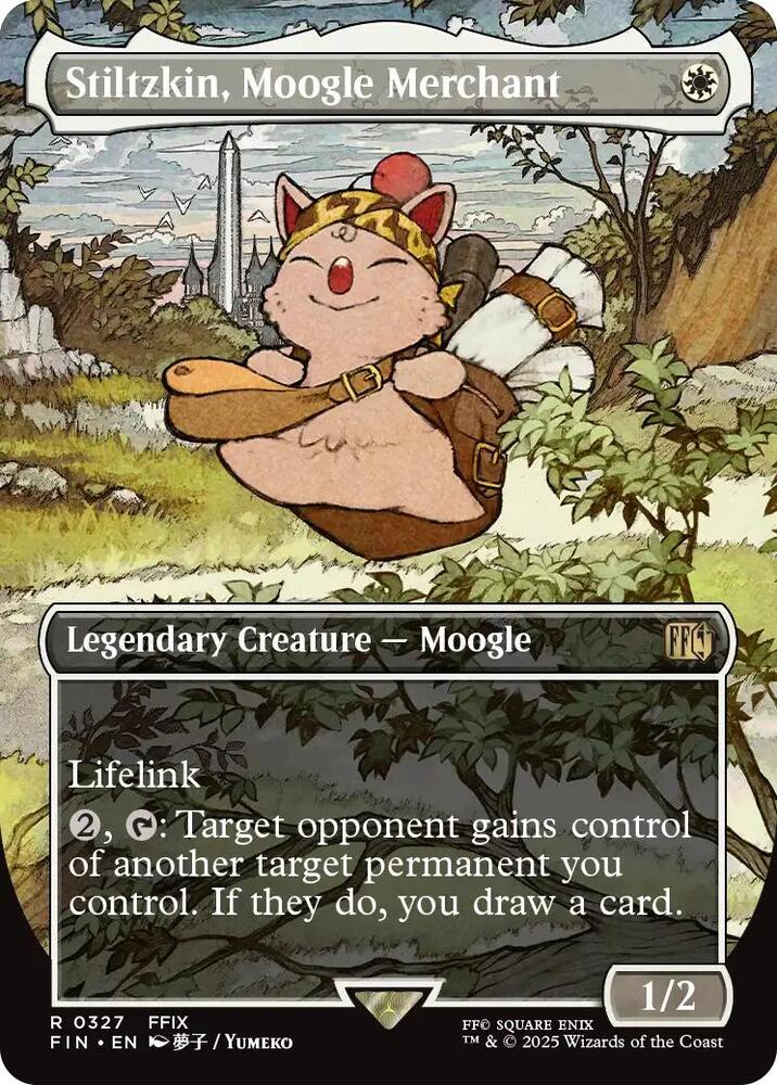 Stiltzkin Moogle Merchant Borderless (FINAL FANTASY)  - Foil