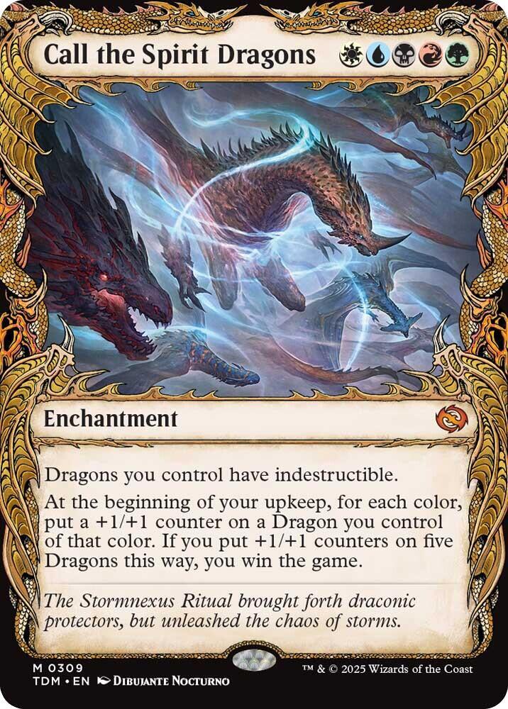 Call the Spirit Dragons Showcase (Tarkir: Dragonstorm) 