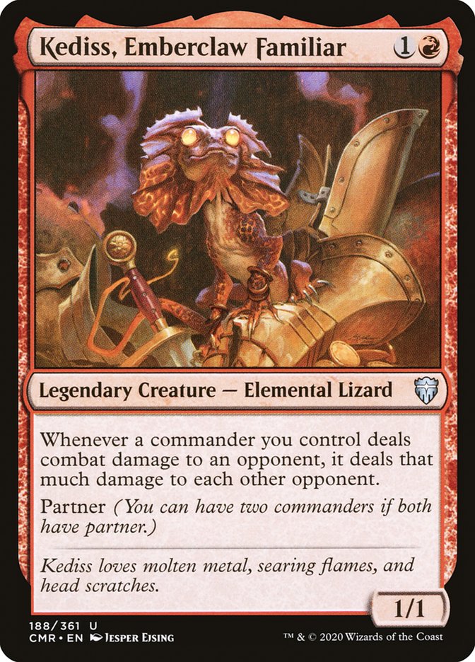 Kediss, Emberclaw Familiar (Commander Legends)  - Foil