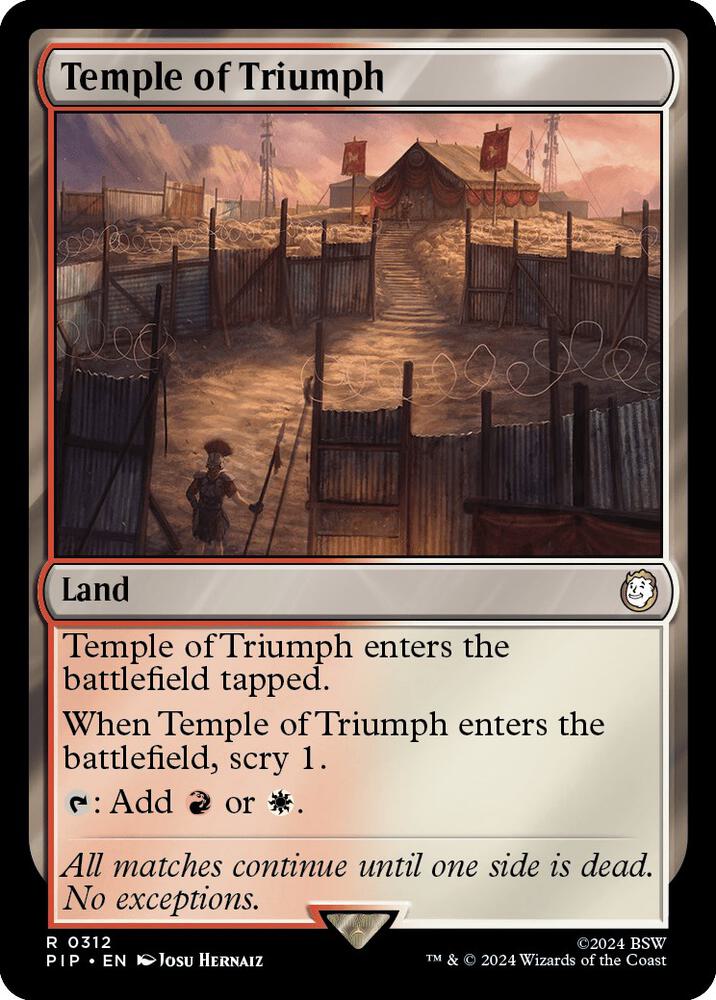 Temple of Triumph (Universes Beyond: Fallout)  - Foil