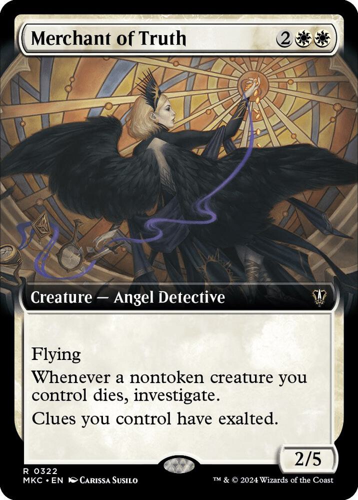 Merchant of Truth Extended Art (Commander: Murders at Karlov Manor) 