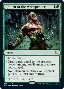 Return of the Wildspeaker (Commander: Adventures in the Forgotten Realms) 