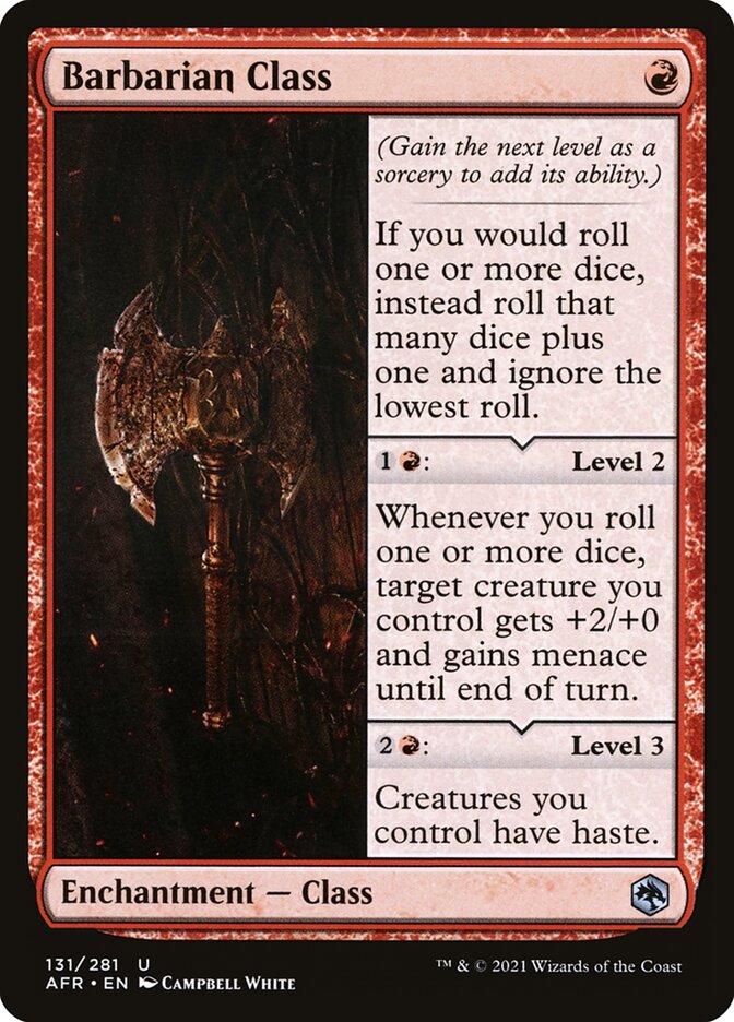 Barbarian Class 131 (Adventures in the Forgotten Realms)  - Foil