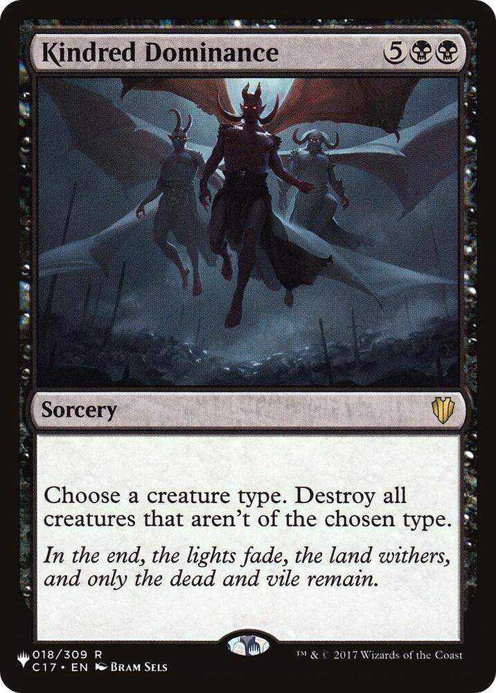 Kindred Dominance (The List Reprints) 