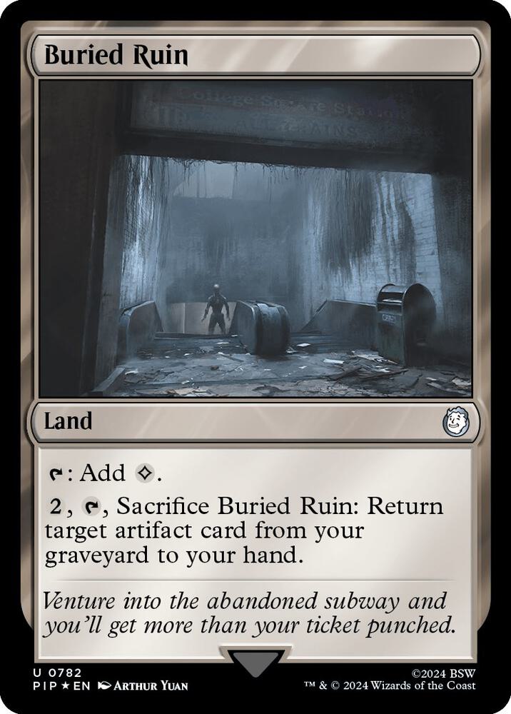 Buried Ruin Surge Foil (Universes Beyond: Fallout)  - Foil