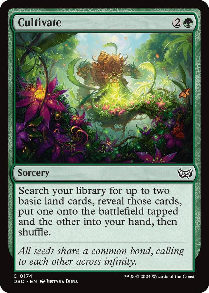 Cultivate 174/40 (Commander: Duskmourn: House of Horror) 