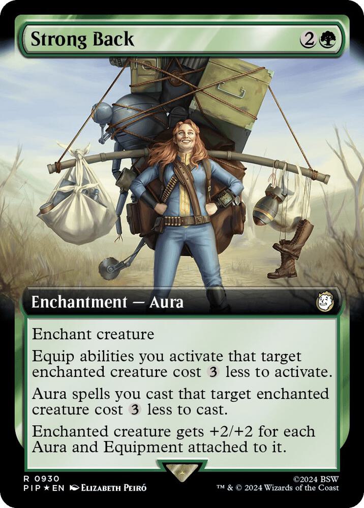 Strong Back Extended Art Surge Foil (Universes Beyond: Fallout)  - Foil