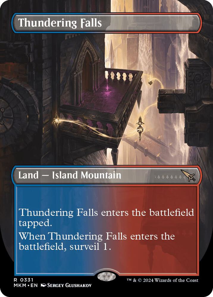 Thundering Falls Borderless (Murders at Karlov Manor) 