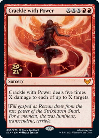Crackle with Power 95s/180 (Prerelease Cards)  - Foil