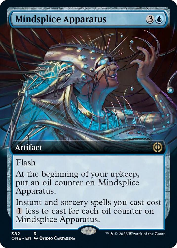 Mindsplice Apparatus Extended Art (Phyrexia: All Will Be One) 