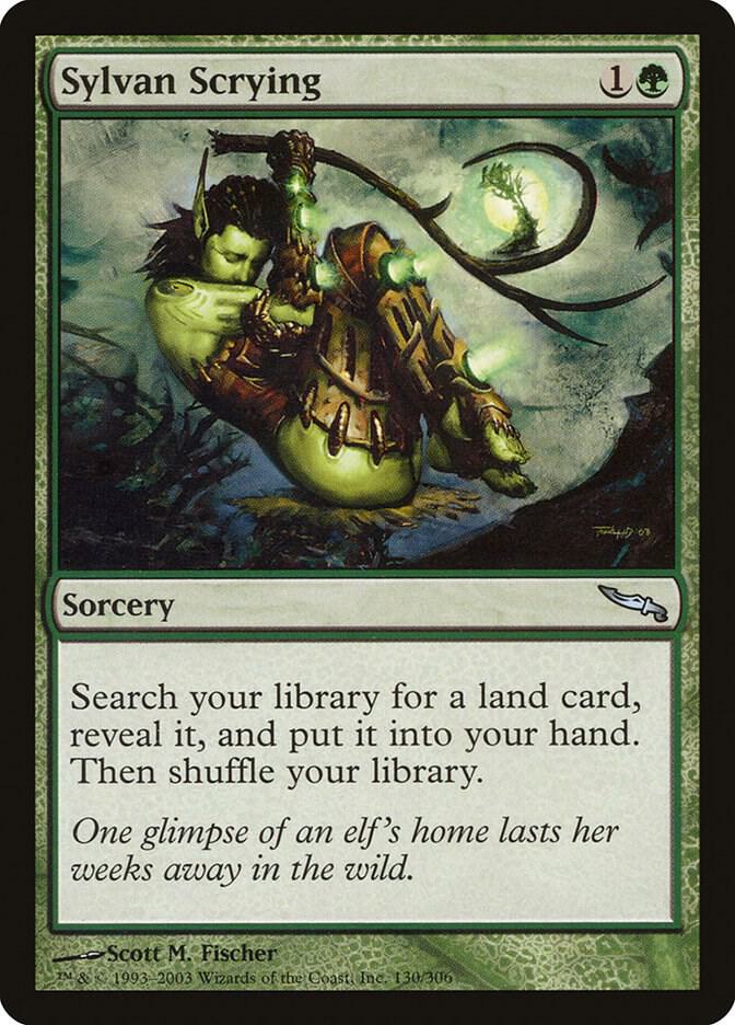 Sylvan Scrying 130/306 (Mirrodin)  - Foil
