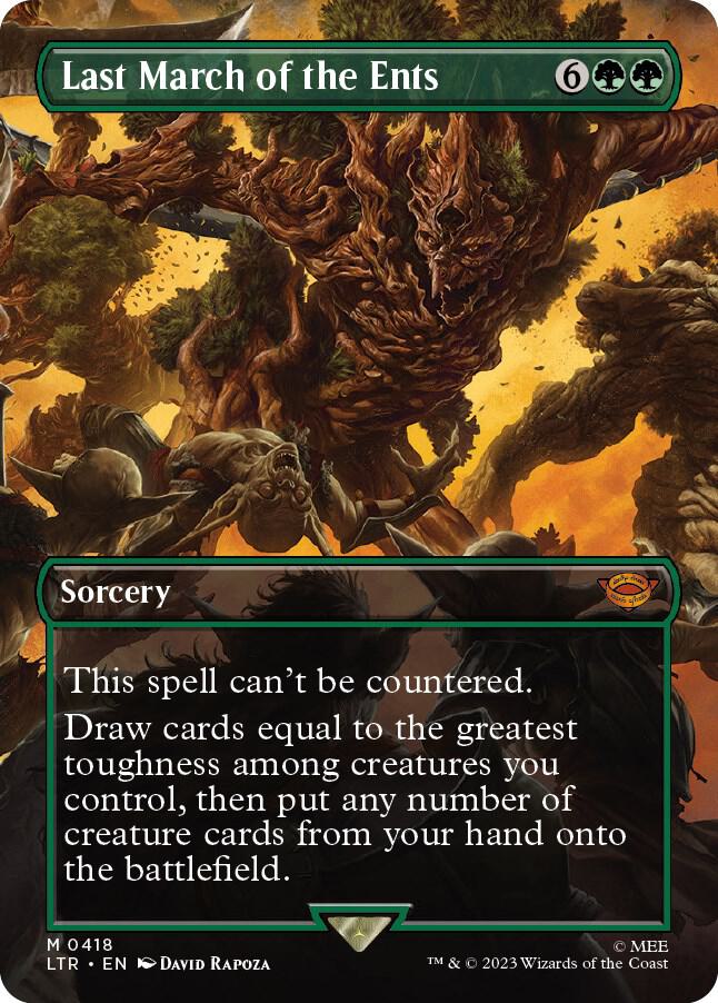Last March of the Ents Borderless (Universes Beyond: The Lord of the Rings: Tales of Middle-earth) 