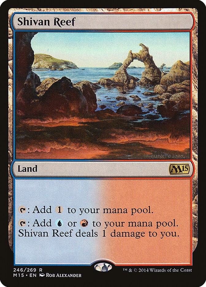 Shivan Reef (Magic 2015 (M15))  - Foil