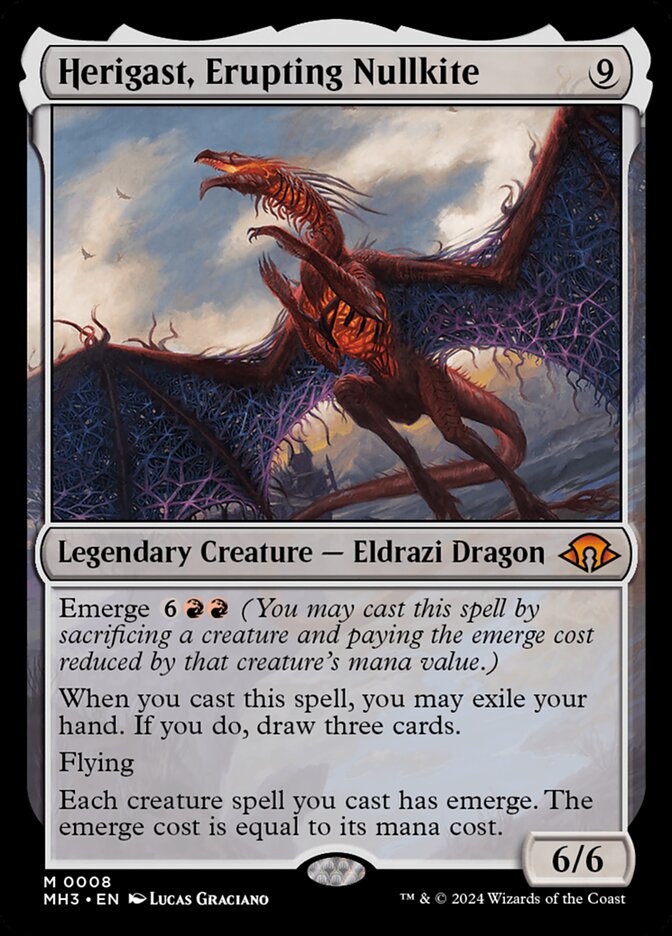 Herigast, Erupting Nullkite (Modern Horizons 3)  - Foil