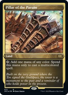 Pillar of the Paruns Foil Etched (Double Masters 2022)  - Foil
