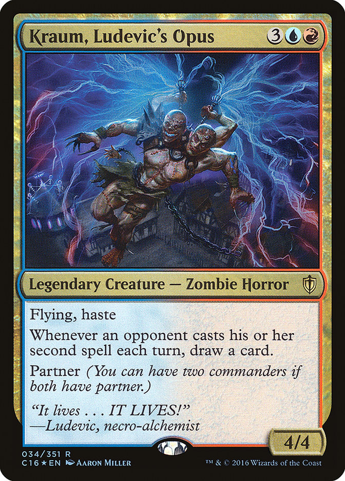 Kraum, Ludevic's Opus (Commander 2016)  - Foil