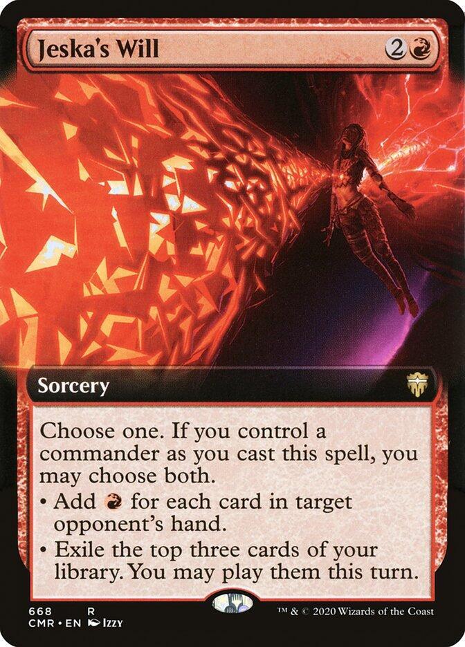 Jeskas Will Extended Art (Commander Legends) 