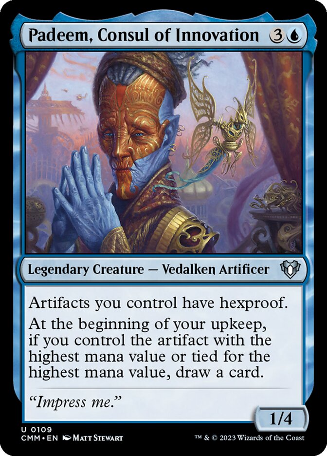 Padeem, Consul of Innovation (Commander Masters)  - Foil