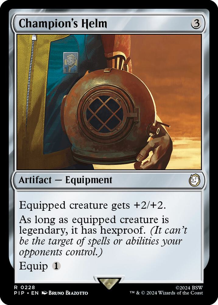 Champions Helm (Universes Beyond: Fallout)  - Foil