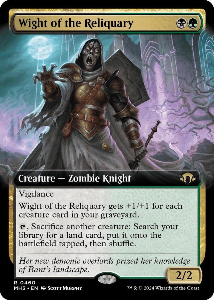 Wight of the Reliquary Extended Art 460 (Modern Horizons 3)  - Foil