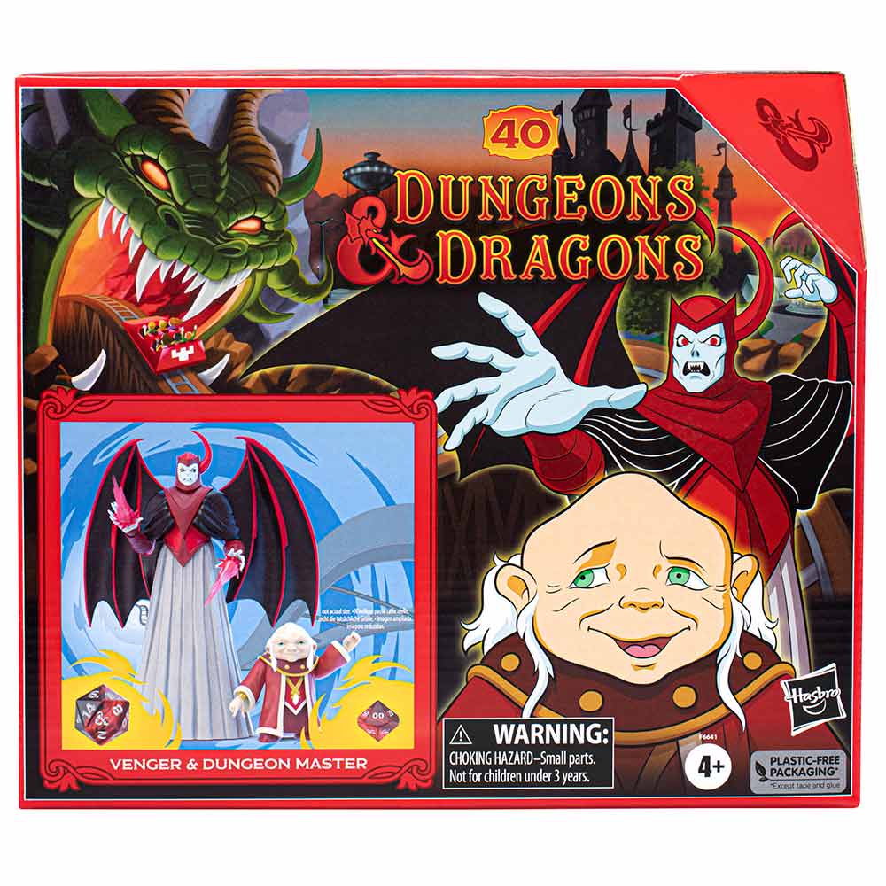 Cartoon Classics Dungeon Master & Venger 6" Action Figure 2-Pack