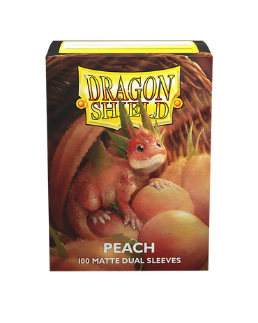 Dragon Shield - Peach - Matte Dual Sleeves