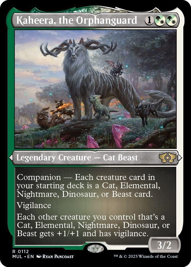 Kaheera the Orphanguard Foil Etched (March of the Machine: Multiverse Legends)  - Foil