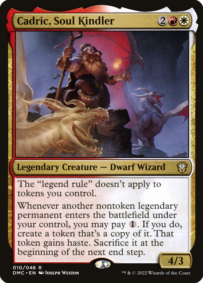 Cadric, Soul Kindler 10/50 (Commander: Dominaria United) 