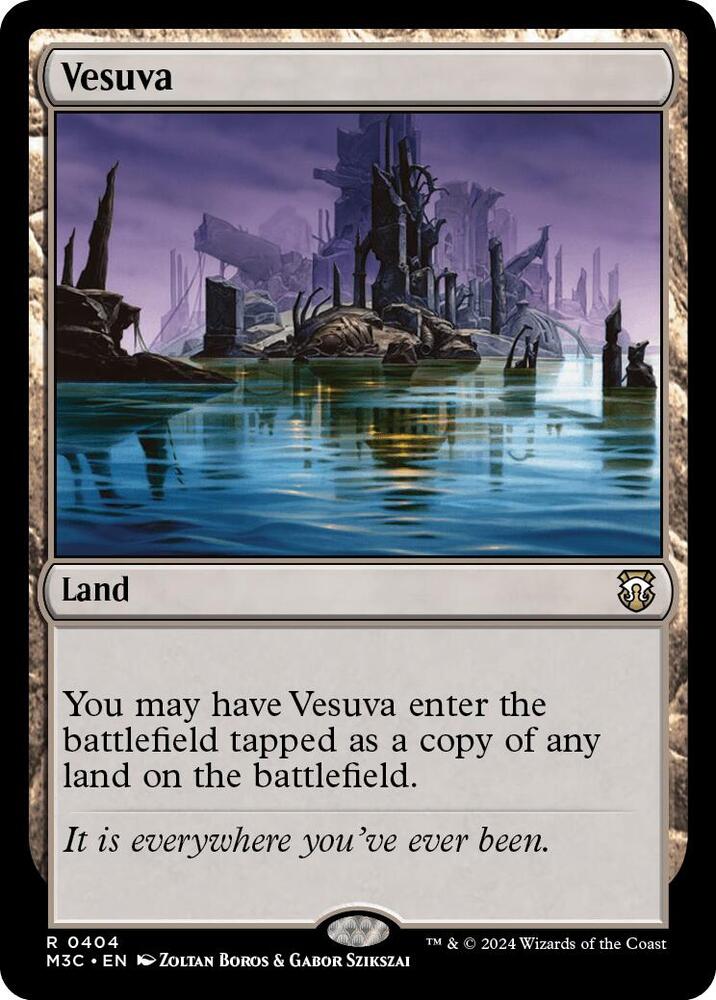 Vesuva Ripple Foil (Commander: Modern Horizons 3)  - Foil