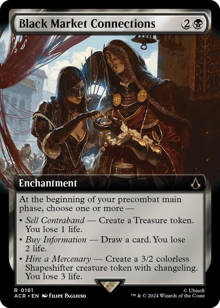 Black Market Connections Extended Art (Universes Beyond: Assassin's Creed) 