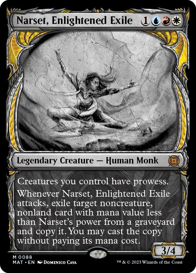 Narset, Enlightened Exile 88 (March of the Machine: The Aftermath)  - Showcase Foil