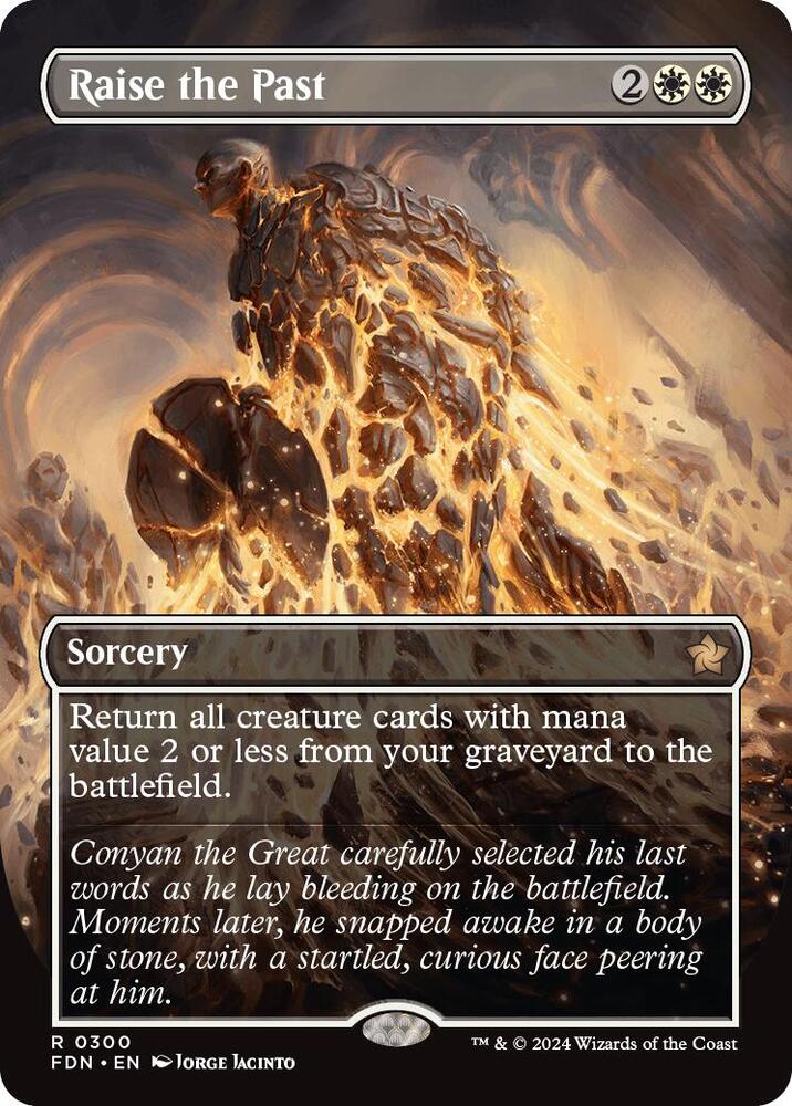 Raise the Past Borderless (Foundations) 
