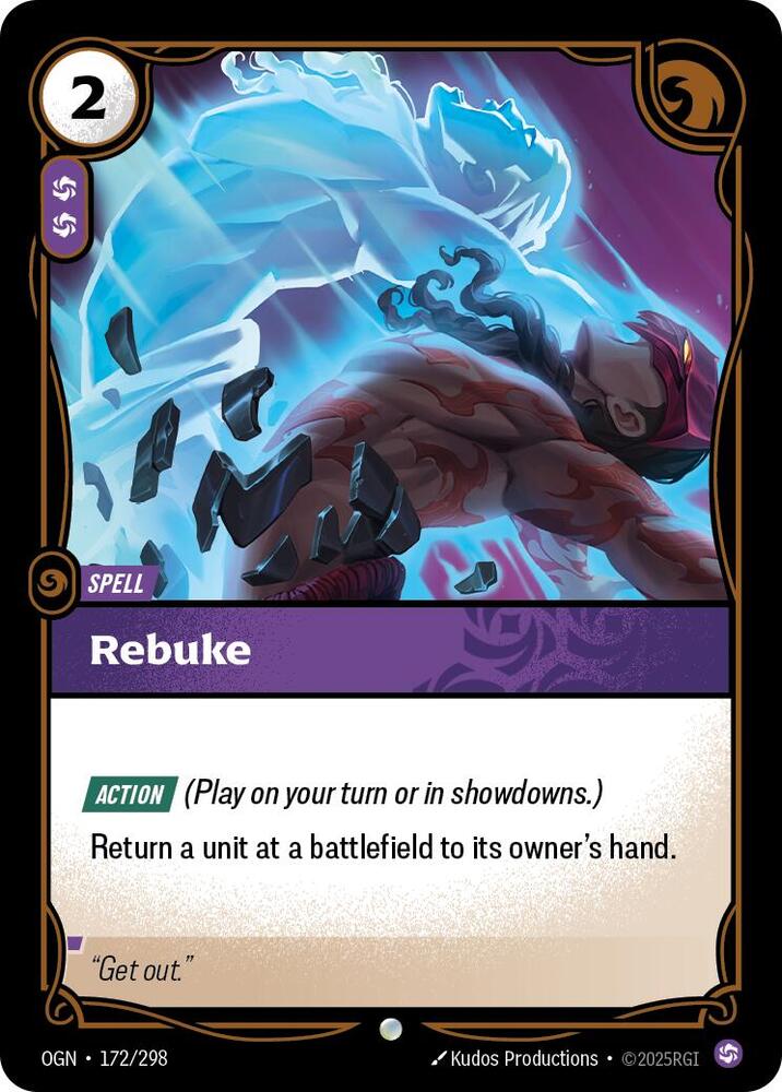 Rebuke (Origins)  - Foil