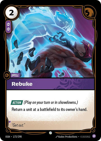 Rebuke (Origins)  - Foil