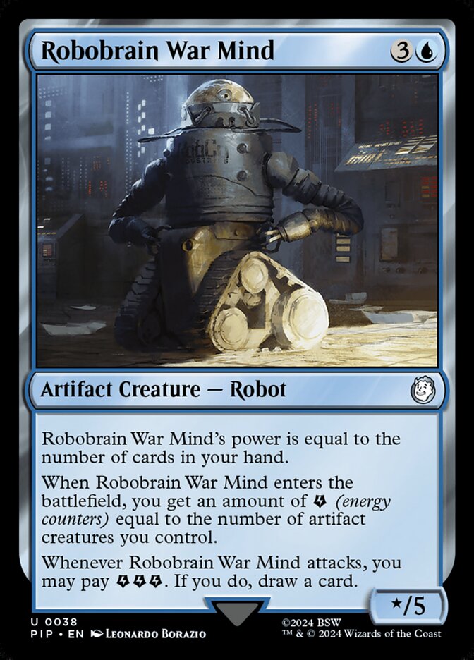 Robobrain War Mind 38/326 (Universes Beyond: Fallout)  - Foil