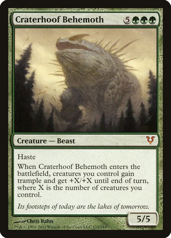 Craterhoof Behemoth (Avacyn Restored) 