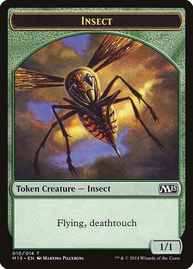 Insect Token 10/14 (Magic 2015 (M15)) 