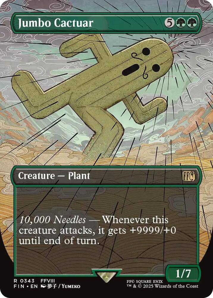 Jumbo Cactuar Borderless (FINAL FANTASY) 