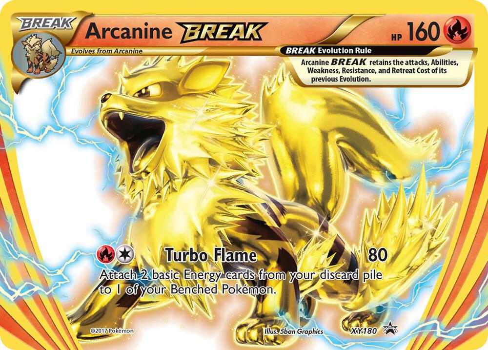 Arcanine BREAK XY180 (XY Promos)  - Holofoil