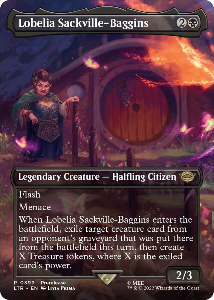 Lobelia Sackville Baggins Borderless (Universes Beyond: The Lord of the Rings: Tales of Middle-earth) 