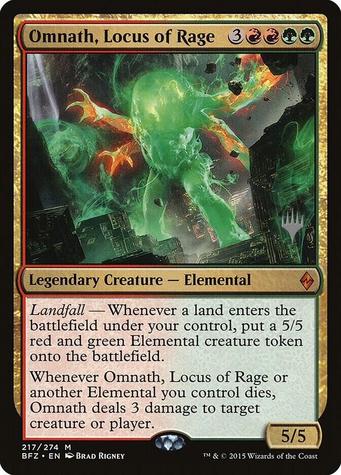 Omnath Locus of Rage (Promo Pack: Adventures in the Forgotten Realms) 