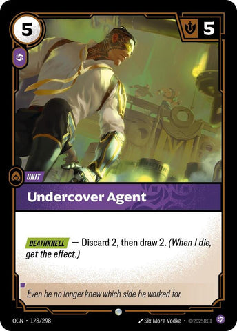 Undercover Agent (Origins)  - Foil