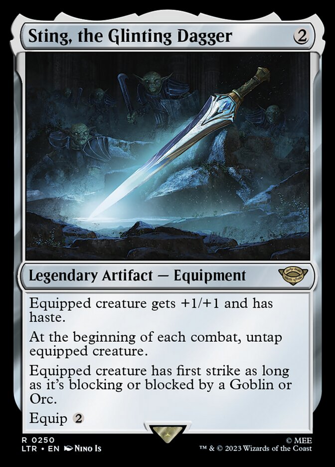 Sting, the Glinting Dagger (Universes Beyond: The Lord of the Rings: Tales of Middle-earth)  - Foil