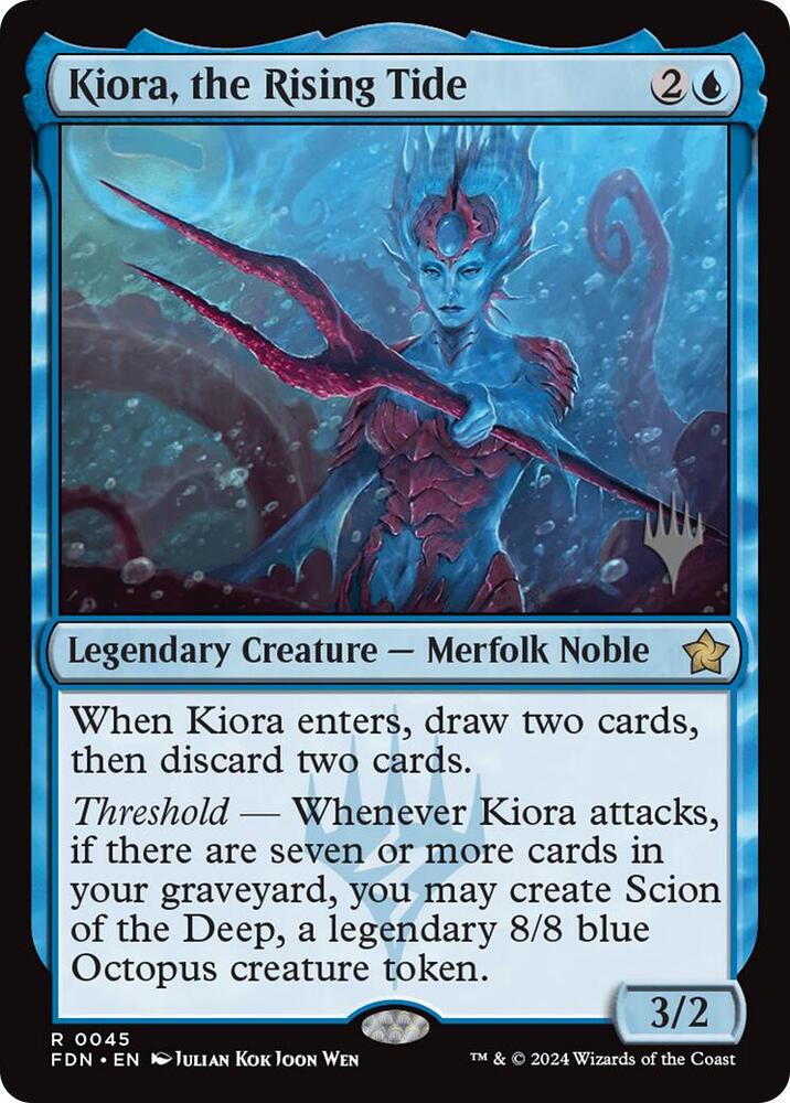 Kiora the Rising Tide (Promo Pack: Edge of Eternities) 