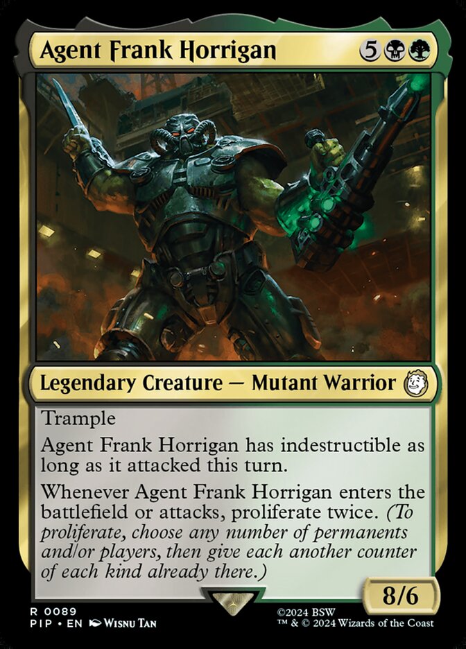 Agent Frank Horrigan 89/326 (Universes Beyond: Fallout)  - Foil