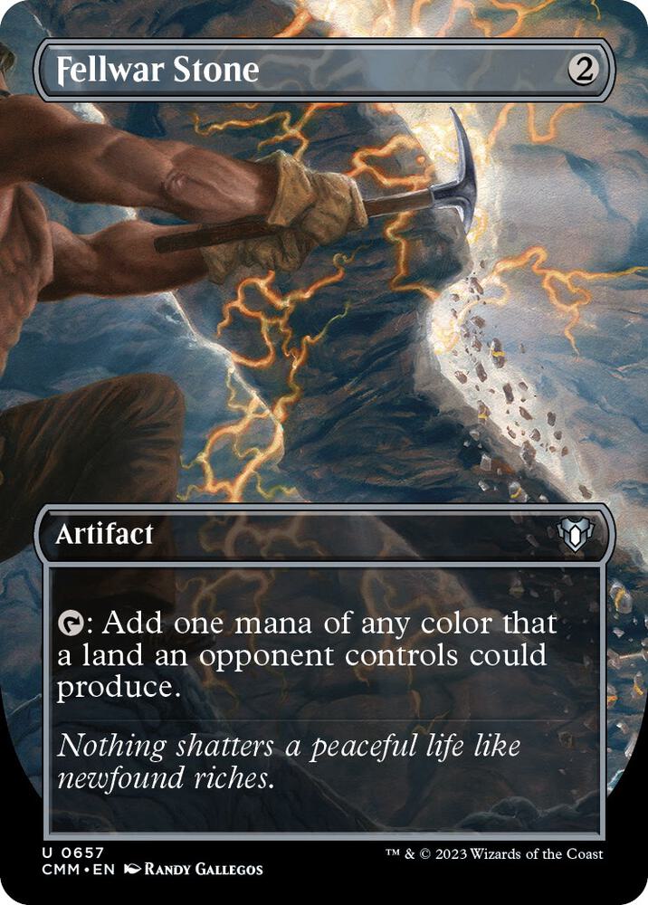Fellwar Stone Borderless (Commander Masters) 