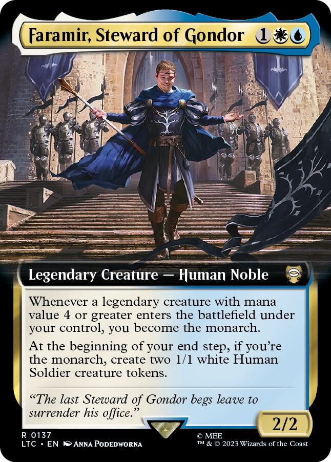 Faramir Steward of Gondor Extended Art (Commander: The Lord of the Rings: Tales of Middle-earth) 