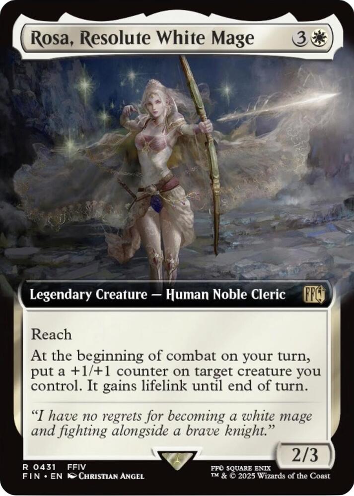 Rosa Resolute White Mage Extended Art (FINAL FANTASY) 