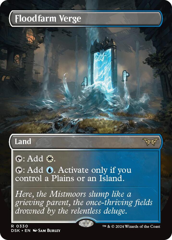 Floodfarm Verge Borderless (Duskmourn: House of Horror) 