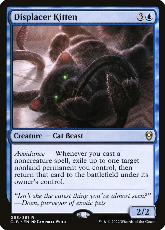 Displacer Kitten (Commander Legends: Battle for Baldur's Gate) 
